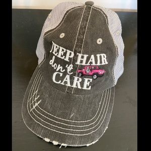 “Jeep hair don’t care” hat